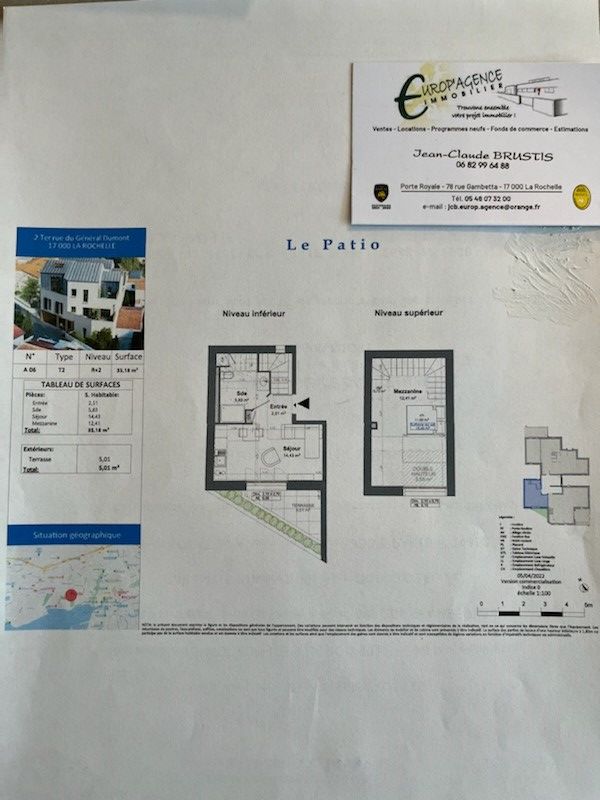 appartement 4 Pièces en vente sur LA ROCHELLE (17000)