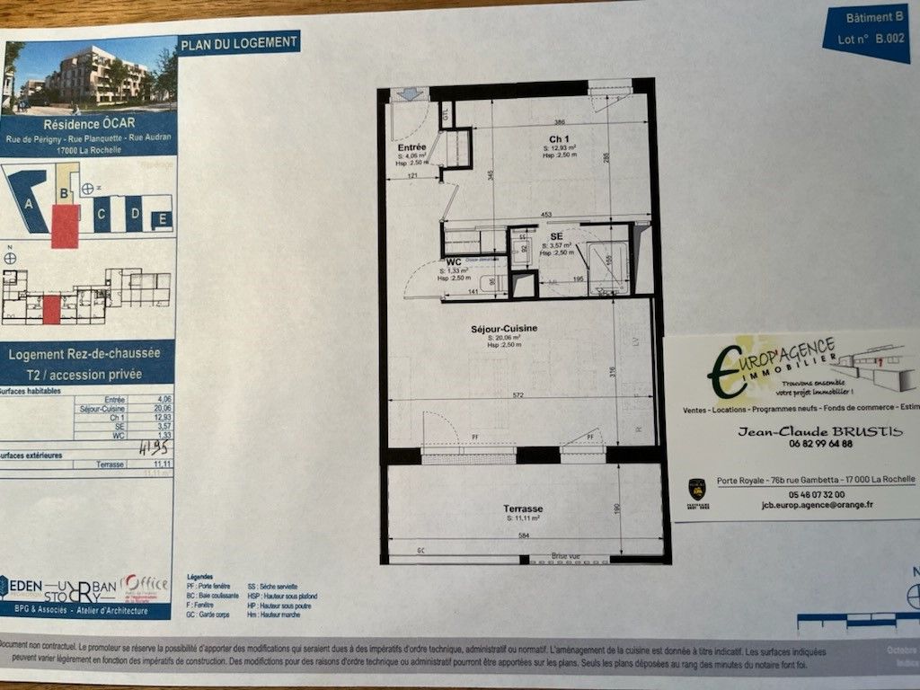 appartement 3 Pièces en vente sur LA ROCHELLE (17000)